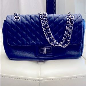 Karl Lagerfeld Agyness Shoulder Bag Navy Blue